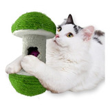 Juguete Rascador Para Gatos Interactivo Color Verde