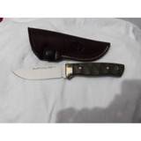 Muela Cuchillo Kodiak De Micarta Con Funda De Piel