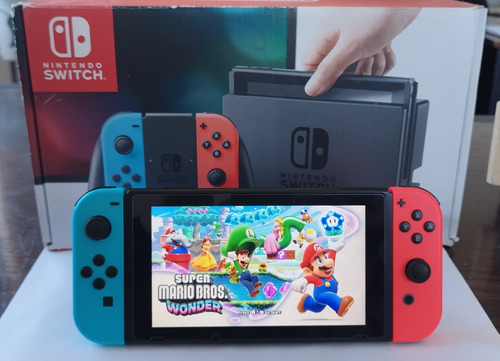 Nintendo Switch V1 (desbloqueable) + 128gb + Tienda Gratis