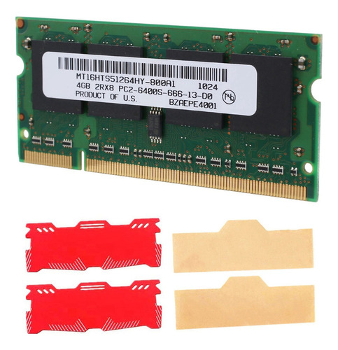 Ram Para Laptop Ddr2 De 4 Gb E Colete De Resfriamento 800 Mh