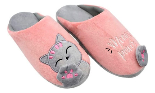 Pantufa Chinelo Quarto Gatinho Gata Garfield Meow Power