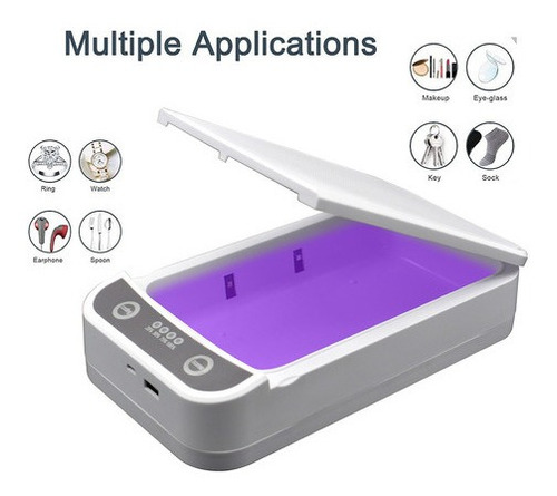 5v Ultravioleta Teléfono Móvil Portátil Caja De Desinfección