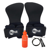 Luva Treino Crossfit Skyhill Palmar Handgrip + Brinde 