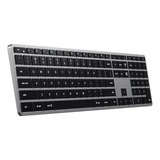 Teclado Satechi Bluetooth Slim Qwerty Inglês Us Space Gray