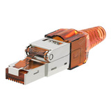 Conector Modular Rj45 Cat6a Cat7 Blindado Gigabit Industrial