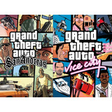 Gta Vice City + San Andreas + Juegos De Ciber Pc Digital