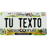 Placas Auto Metalicas Personalizadas Coahuila