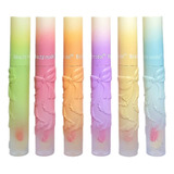 Serie De 6 Lip Gloss Transparente Mágico Distintos Tonos  