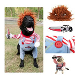 Traje Decosplay Para Perros, Respirable, Ajustable, Novelty