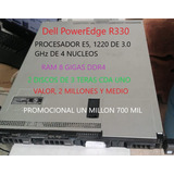 Servidor Dell  R330 Ram8 Ddr4 Disco 6tb Procesador 4 Nucleos