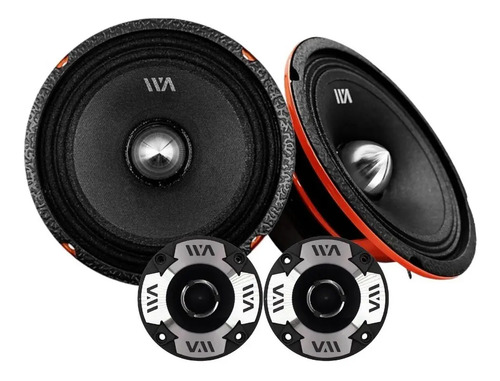 Set De Medio Rango War Audio Black Hawk Bh64bm + Grebnade402 | Meses sin interés