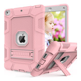 Funda Para iPad Mini 5/4 Rantice 3 Capas Shockproof Rosa