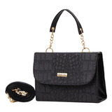 Bolso Crossbody Fana De Mujer Juvenil Fadila Negro