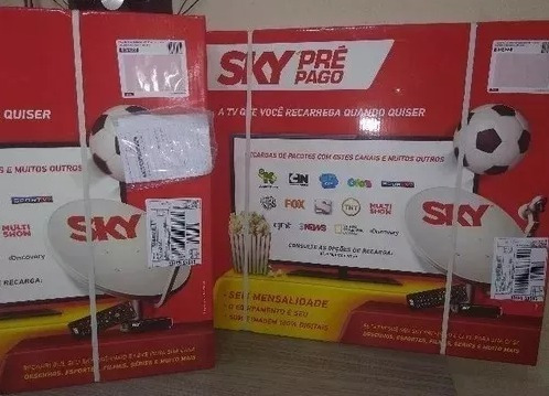 Receptor Sky Pré-pago Tv Livre 2 Anos Grátis