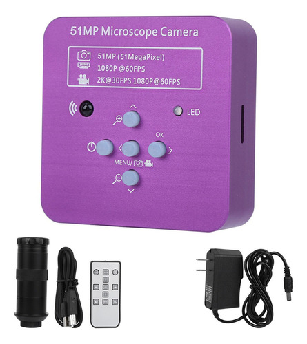 Cámara Microscopio Video Electrónico Industrial Enchuf Ee Uu