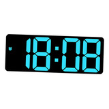 Reloj De Pared Digital Led Con Despertador De Escritorio, 12