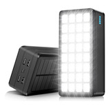 Cargador Solar 60000 Mah Portatil Con 32 Luces Led - N