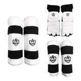 Kit Taekwondo Protetor Meia + Caneleira + Antebraço Sulsport