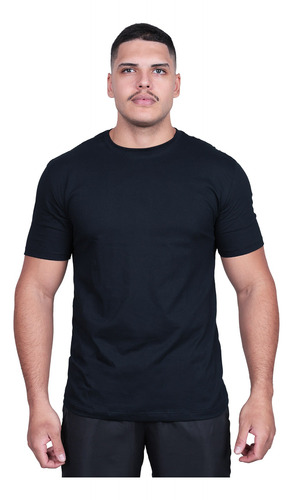 Camiseta Básica Masculina Techmalhas Lisa Macia 100% Algodão