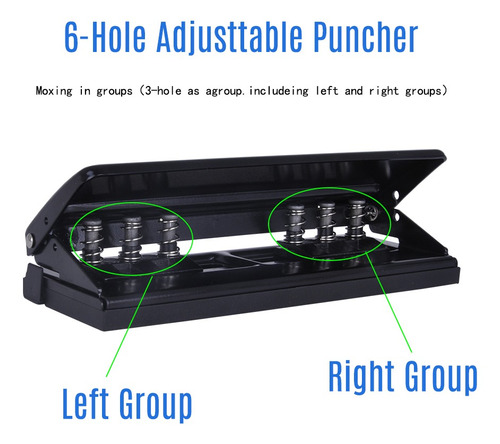 Carpeta Punch Dairy A5 B7 Para Hoja A4 De 6 Orificios A6 Con