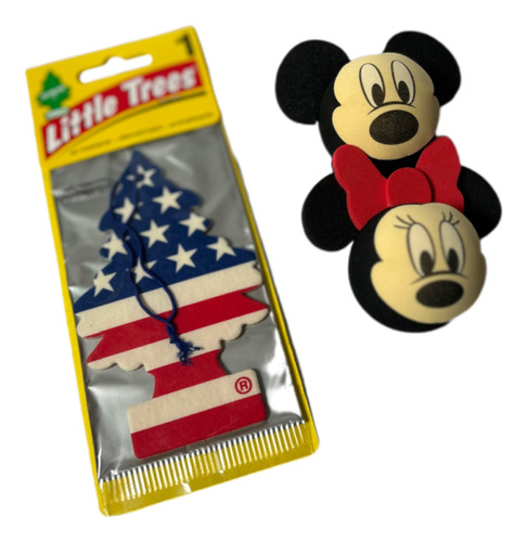 Enfeite Para Antena Carro Mickey E Minnie O Par