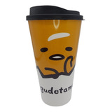 Vaso Plastico Con Tapa Gudetama Huevo Licencia Oficial Sanri