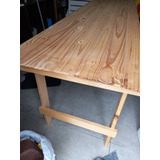 Mesa De Madera Con Patas Plegables