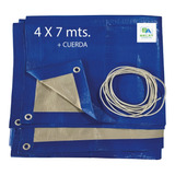 Cobertor De Rafia Cubre Pileta Techo 4 X 7 Mts + Cuerda