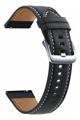 Correa 22mm Piel Cuero Con Costuras Para Fossil Q Founder