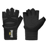 Guantes Entrenamiento Gimnasio Pesas Fitness Negro/negro