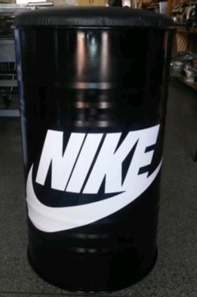 Logotipo Nike Adesivo Vinil Branco 89cm Decoração 
