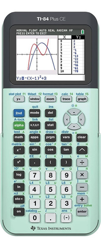 Calculadora Gráficas Texas Instruments Ti-84 Plus Ce Menta