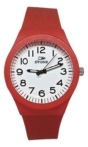 Reloj Stone Unisex Malla Caucho Chiarezza Stn0003