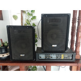 Equipo De Sonido Skp 4 Canales Con Sus Dos Parlantes