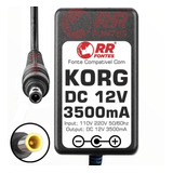 Fonte Dc 12v 3500ma Para Teclados Digital Korg Pa500