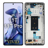 Tela Oled Display Frontal Para Xiaomi Mi 11t Vivid Com Aro