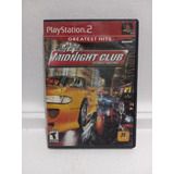 Jogo Original Completo Midnight Club Street Racing Ps2
