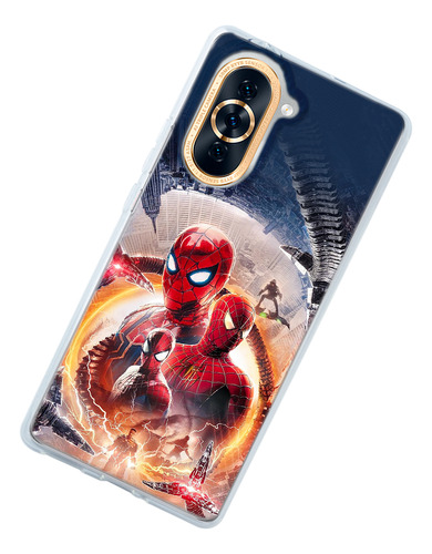 Funda Para Huawei Spiderman Doctor Octopus Marvel Doc Ock