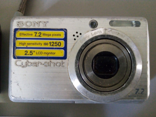 Câmera Sony Cyber-shot S750 P/ Retirar Peças - Sem Bateria