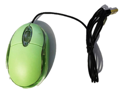 Mini Mouse Alámbrico Portatil Atvio Verde