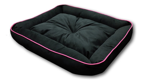 Cama Grande Para Perro O Gato Modelo Deluxe Color Negro