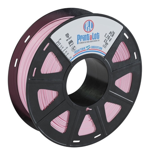 Pla Impresoras 3d Printalot 1.75mm 1kg Rosa Vitofeli 