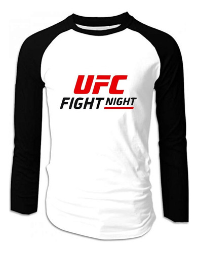 Camiseta Ufc Fight Nigth Manga Larga Camibuso