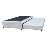 Base Marinera Dual Bed 90x190 Jackard Blanco