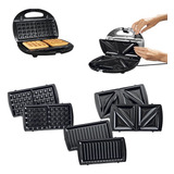 Waflera Sandwichera Panini Grill 3 En 1 