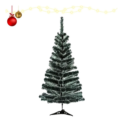 Árvore Pinheiro Natal Pequena 60cm Verde Nevada - Simples