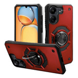 Funda Para Xiaomi Redmi 13c (4g) Uso Rudo Anillo Giratorio
