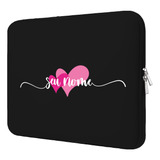 Capa Case Para Notebook Macbook Personalizada Coração Duplo