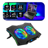 Base Cooler Suporte De Notebook Nbc-400bk C3tech Gamer Rgb