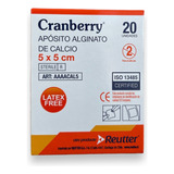 Aposito Alginato De Calcio 5x5 - Cranberry 20 Uds